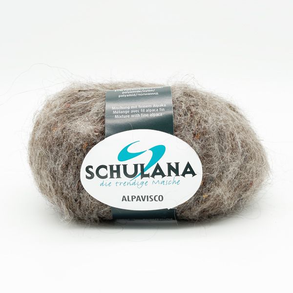 Miękka włóczka Alpavisco premium alpaka wiskoza 50g tweedowa