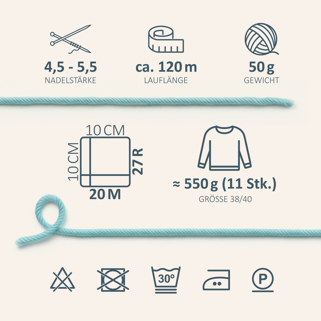 Ekstra delikatna wełna merino włoska print 19,5 mikrona na druty